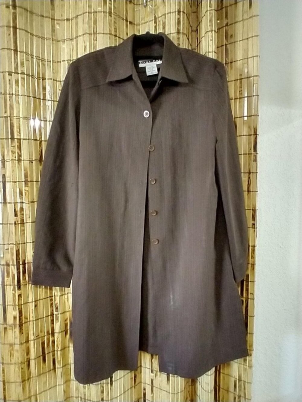 Dana Kay Longline Jacket / Shirt Jacket Size 14